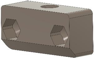 A grey rectangular object with a hole

AI-generated content may be incorrect.