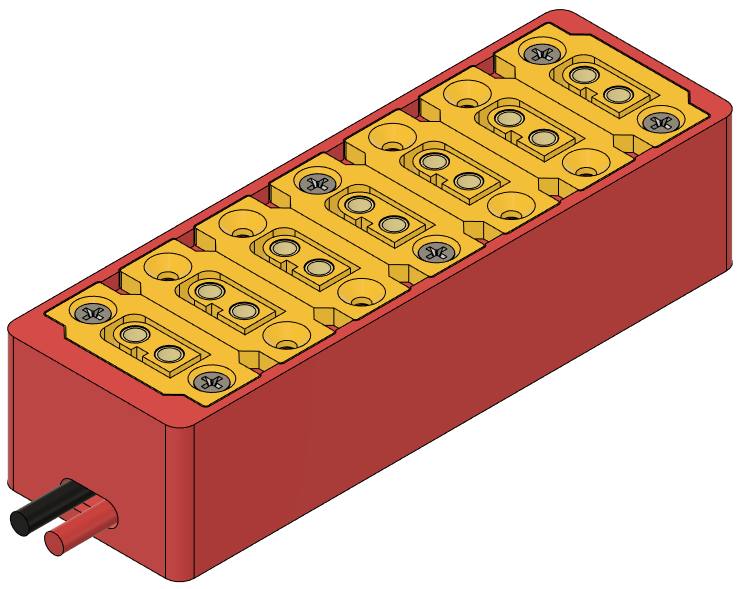 A red rectangular object with yellow and red parts

AI-generated content may be incorrect.