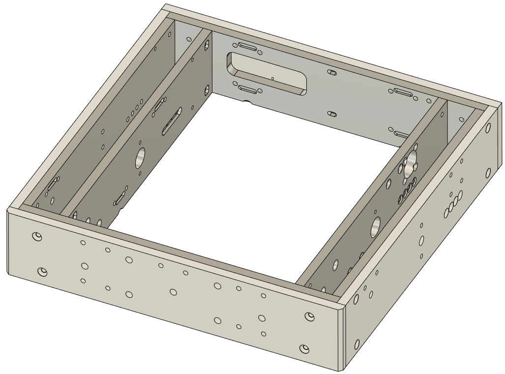 A white rectangular object with holes

AI-generated content may be incorrect.